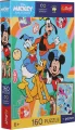 Puzzle 160 Disney Mysia godzina + plakat TREFL - tantis.pl