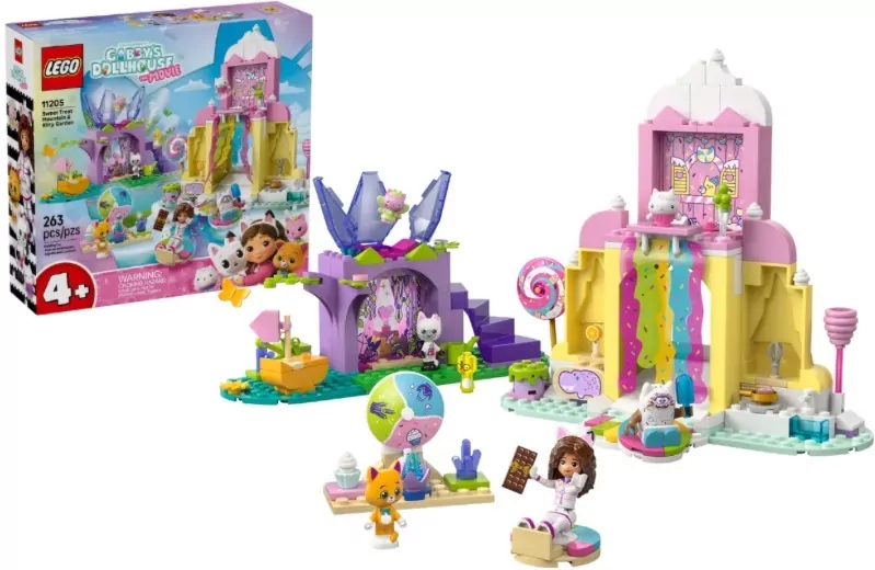 LEGO® Koci domek Gabi. Łakociowa Góra i Kiciowy Ogródek. 11205 - tantis.pl