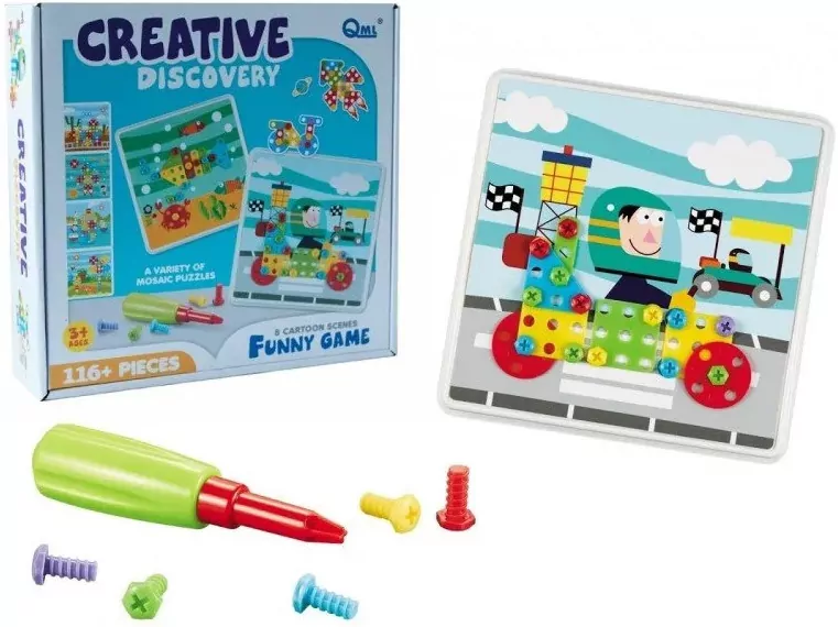 Śrubkowy trening małej rączki. Genialny dzieciak - tantis.pl