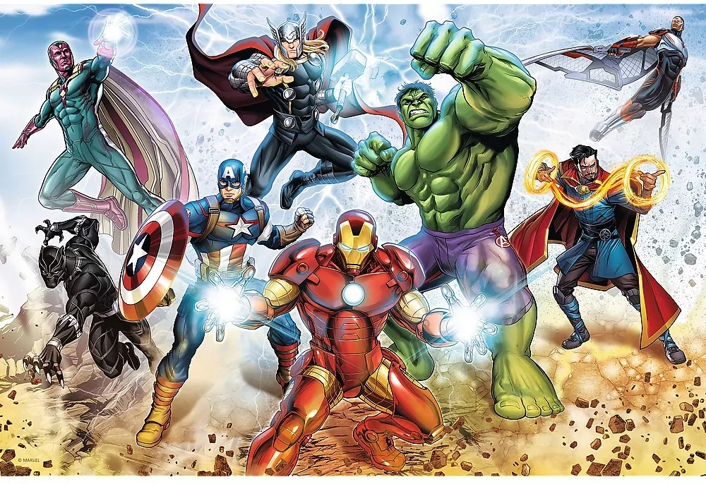 Puzzle 160. Avengers. Gotowi by ratować świat. 15368 - tantis.pl