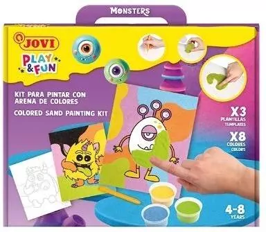 Play&Fun Malowanie piaskiem - Stwory JOVI - tantis.pl