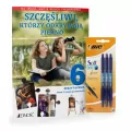 Pakiet: Szczęśliwi, którzy odkrywają piękno. Zeszyt ucznia dla 6 klasy szkoły podstawowej / Długopis BIC Soft Feel niebieski. 3 sztuki - tantis.pl
