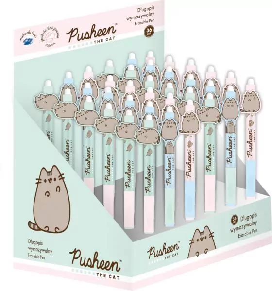 Wymazywalny długopis automatyczny Pusheen - tantis.pl