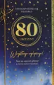 Karnet B6 Urodziny 80 - tantis.pl