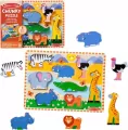 Mellisa&Doug Drewniane puzzle Zwierzęta Safari - tantis.pl