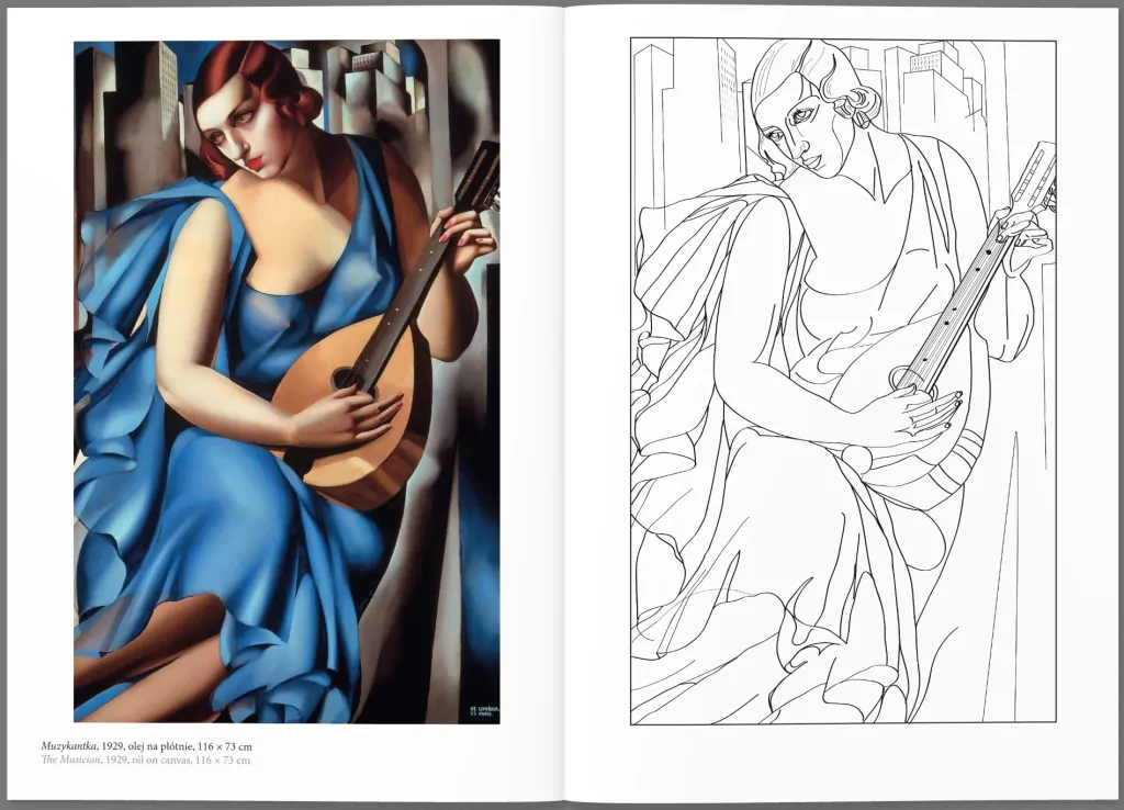 Tamara Łempicka. Zeszyt do kolorowania - tantis.pl