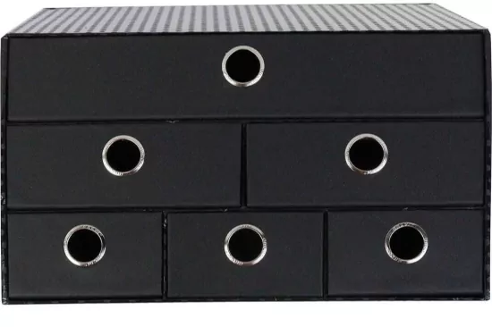 Pudełko na biurko z 6 szufladkami