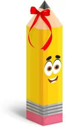 Kredka rożek obfitości na słodycze - żółta