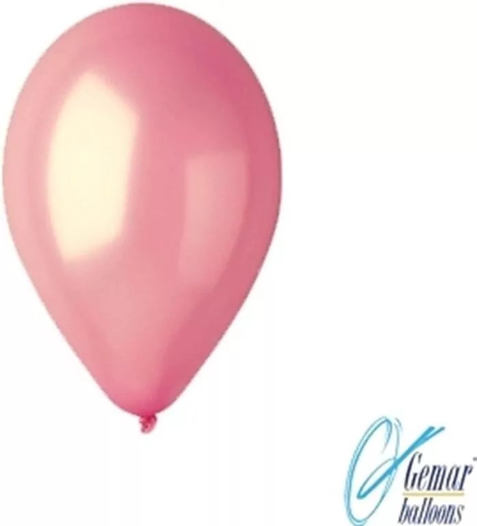 Balony metaliczne różowe 25cm - tantis.pl