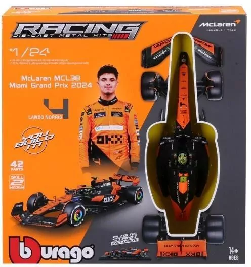 F1 Model Kit Mclaren Team MCL38 #4 Lando Norris - tantis.pl