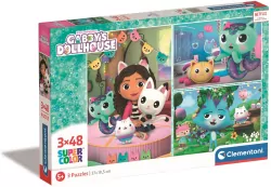 Clementoni. Puzzle 3x48. Super Kolor. Gabby's Dollhouse