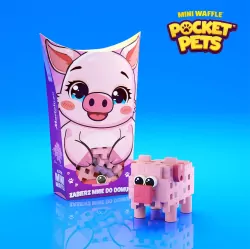 Świnka. Pocket Pets. Mini Waffle