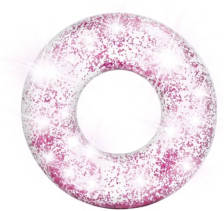 Koło nadmuchiwane z drobinkami brokatu 119 cm. Mix - tantis.pl