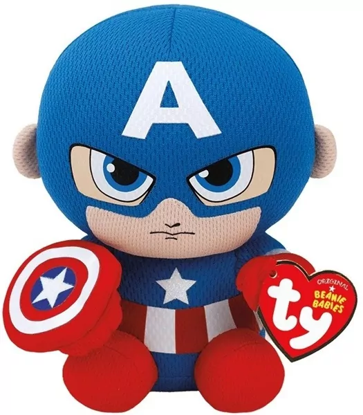 Beanie Babies Marvel Kapitan Ameryka 15cm - tantis.pl