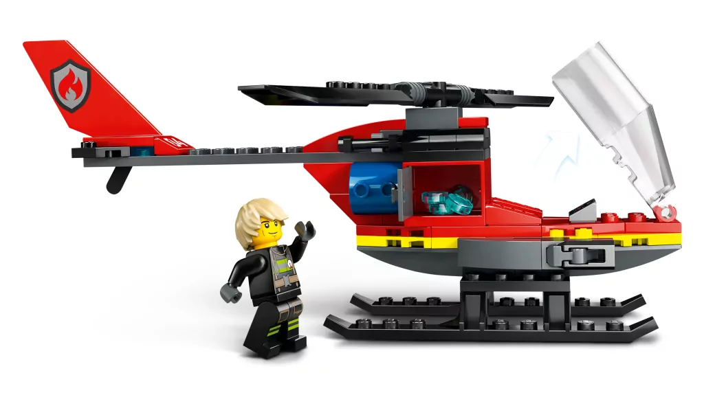 LEGO® City. Strażacki helikopter ratunkowy 60411 - tantis.pl