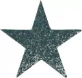 Naklejki brokat piankowe samoprzylepne Stars 36szt - tantis.pl