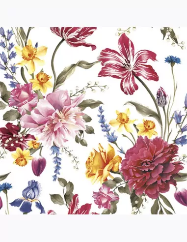 Serwetki DAISY Lunch SD 330x330 Kwiaty 044601 - tantis.pl