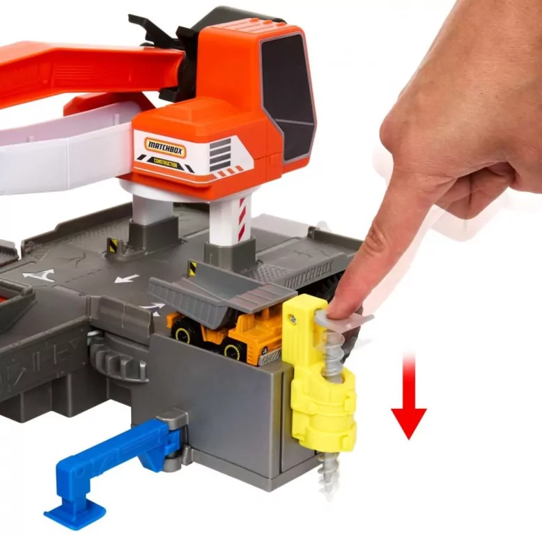 Action Drivers Ciężarówka Koparka HPD64 Matchbox - tantis.pl