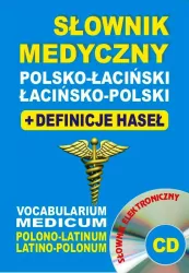 Słownik medyczny pol-łac, łac-pol + definicje + CD