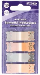 Zakładki indeksujące Kotki 44x15mm 80 kartek