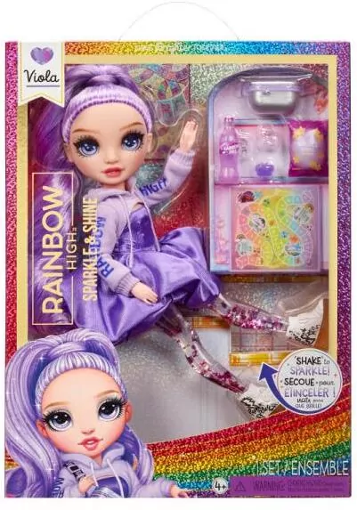Rainbow High Sparkle & Shine Fashion Dolls Viola - tantis.pl