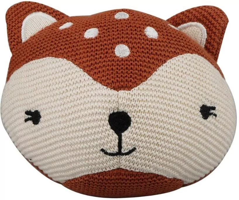 Piłka wełniana z grzechotką Jelonek - tantis.pl