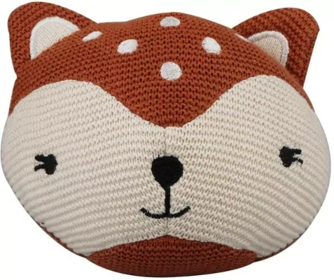 Piłka wełniana z grzechotką Jelonek