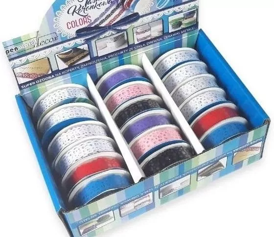 Taśma ozdobna koronkowa 18mmx1m - tantis.pl