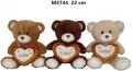 Miś z sercem 22cm MIX - tantis.pl