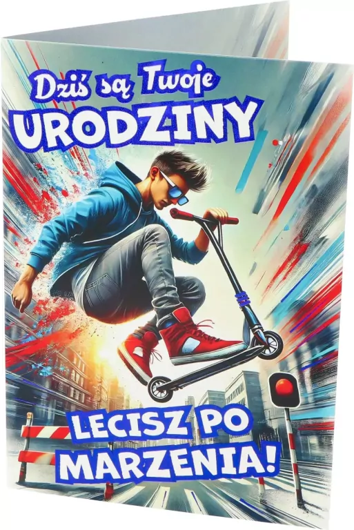 KARNET URODZINY B6 Z KOP WKLEJANY NER URD-067 FO - tantis.pl