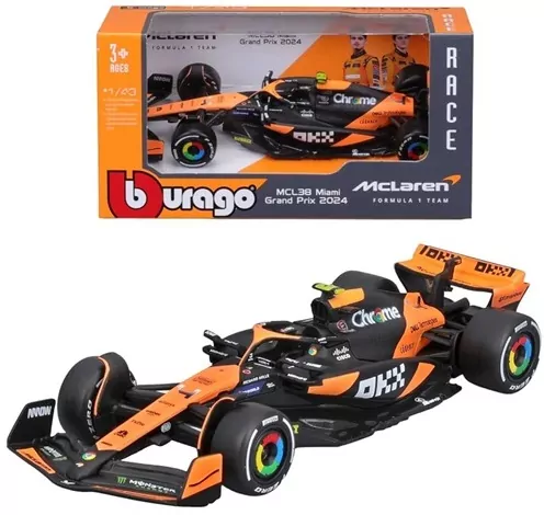 Mclaren F1 MCL38 Miami GP 2024 #4 Lando Norris - tantis.pl