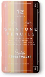 Zestaw kredek 12 Kolorów. Skin Tone
