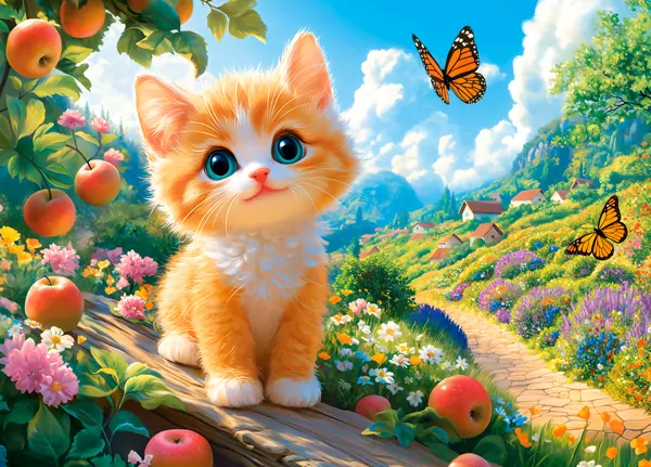 Puzzle 120 Kitten's Walk CASTOR - tantis.pl