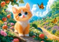 Puzzle 120 Kitten's Walk CASTOR - tantis.pl
