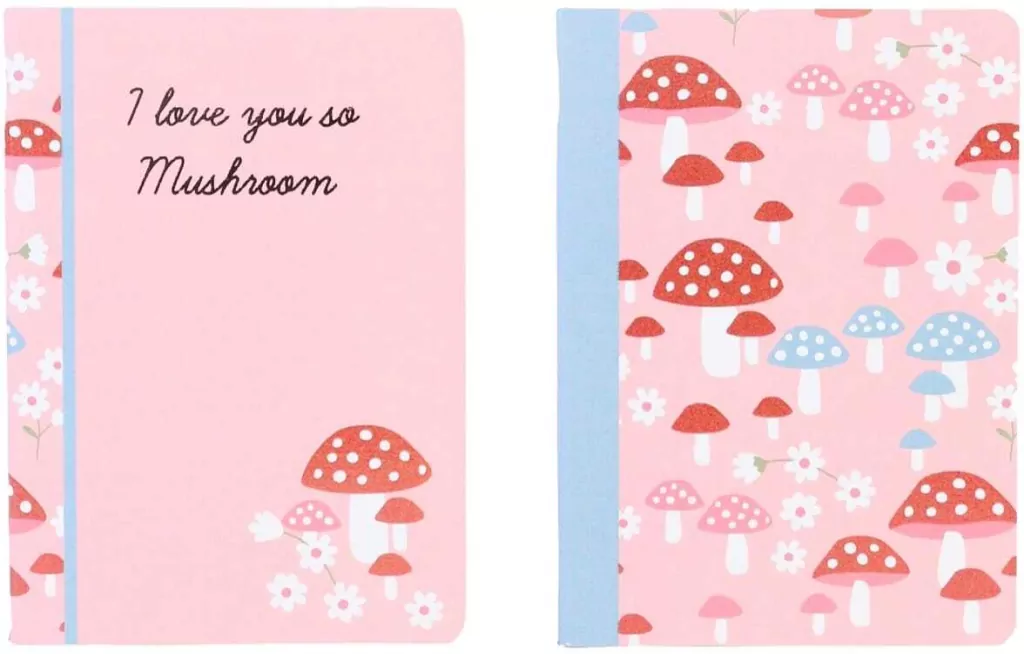 Zeszyt Pink Mushrooms. A4/48k. kratka. 5 sztuk - tantis.pl
