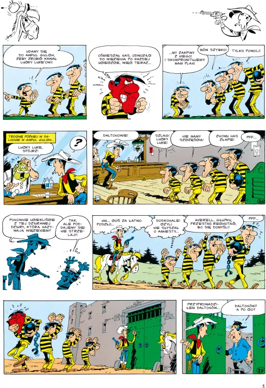 Daltonowie wciąż uciekają. Lucky Luke. Tom 23 - tantis.pl