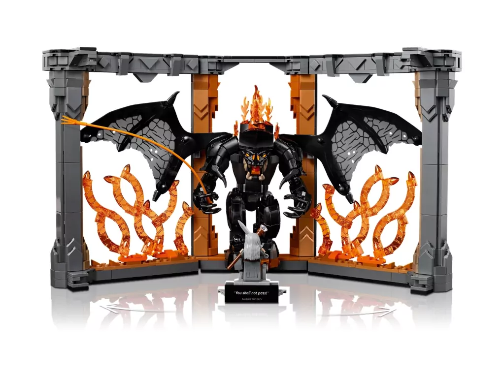 LEGO® Icons. Władca pierścieni: Book nook z Balrogiem 10367 - tantis.pl