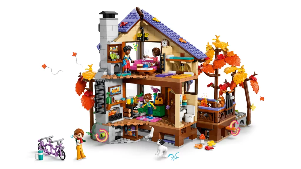 LEGO® Jesienna leśna chatka 42705 - tantis.pl