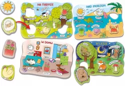 Loteryjka Montessori ze słówkami