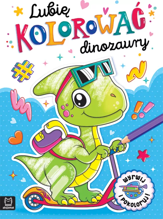 Lubię kolorować dinozaury - tantis.pl