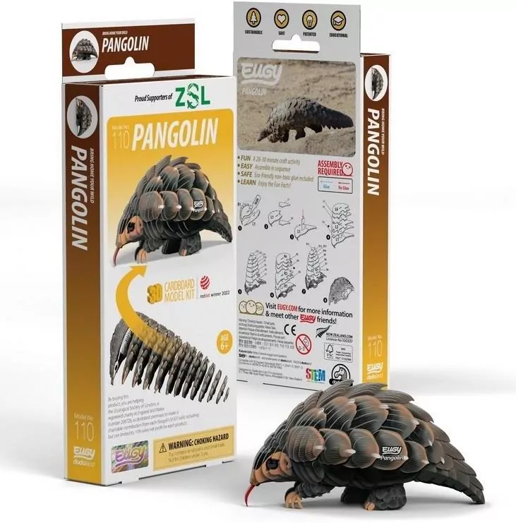 Łuskowiec Eugy. Eko Układanka 3D - tantis.pl
