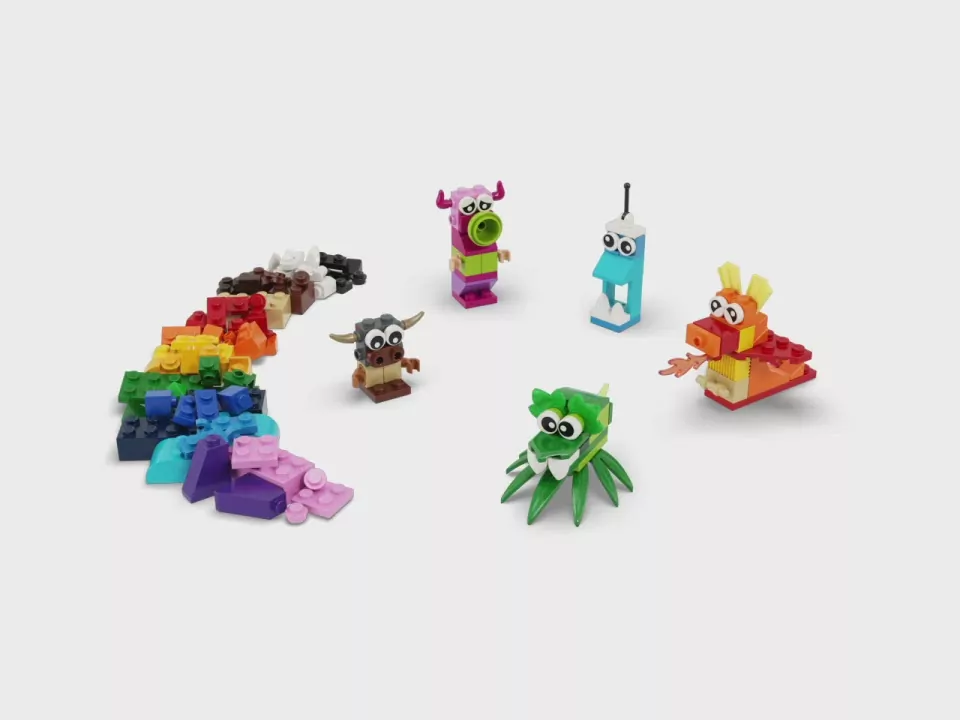 LEGO® CLASSIC. Kreatywne potwory 11017 - tantis.pl