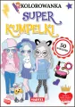 Kolorowanka z naklejkami. Super Kumpelki - tantis.pl