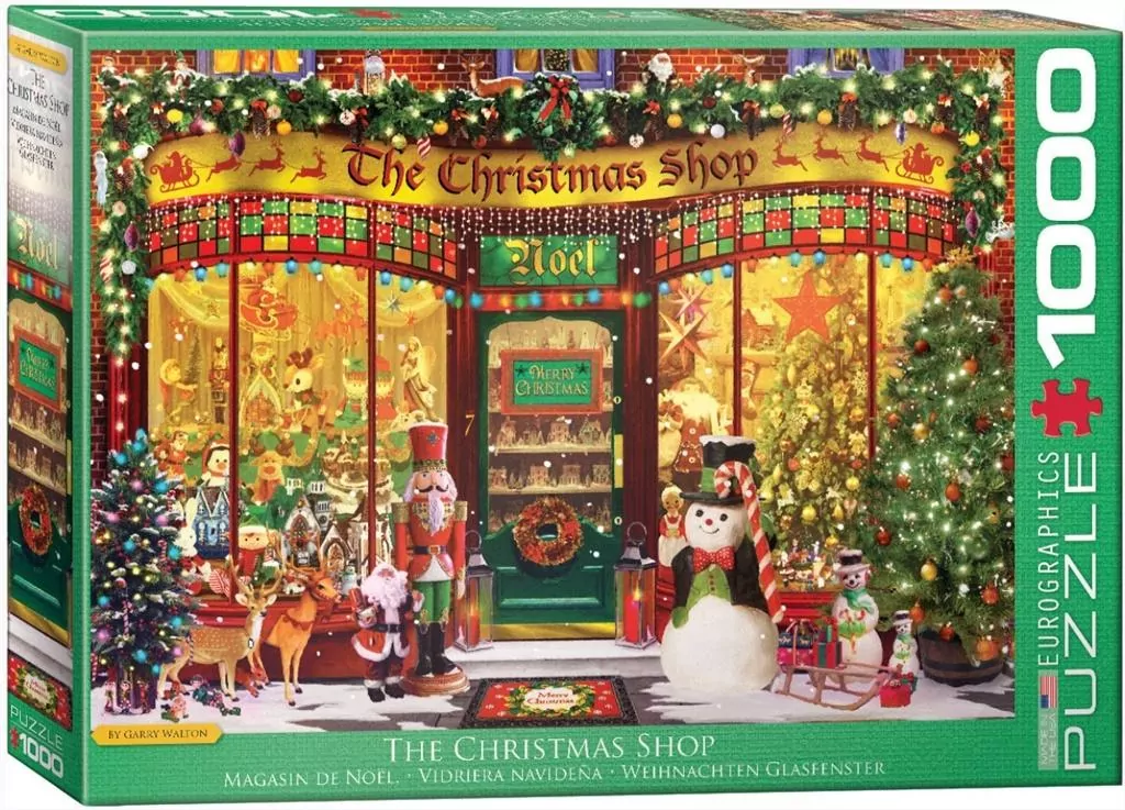 Puzzle 1000 The Christmas Shop by G.Wal 6000-5521 - tantis.pl