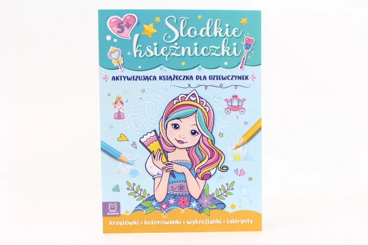 Słodkie księżniczki. Aktywizująca książeczka - tantis.pl