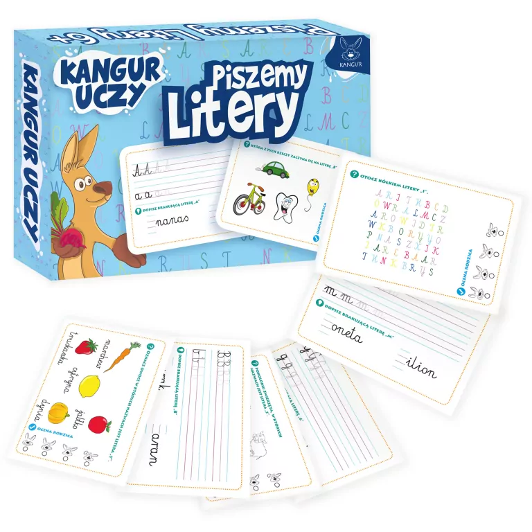 Kangur Uczy. Piszemy Litery - tantis.pl
