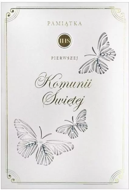 Karnet KL. Pamiątka Pierwszej Komunii Świętej - tantis.pl