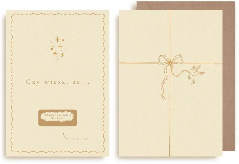 Kartka zdrapka - Zostaniesz Wujkiem - tantis.pl