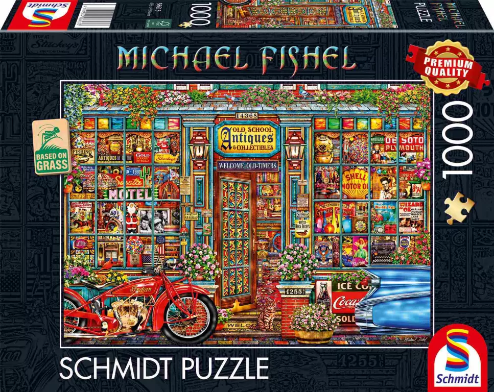 Puzzle 1000 Michael Fishel Skarby minionej epoki - tantis.pl