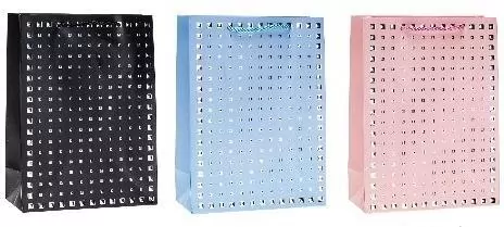 Torebka ozdobna 26x32x10cm mix ROZETTE - tantis.pl